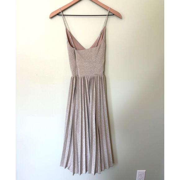 Elevenses Anthropologie Lunar Silver Sparkle Dress - Picture 5 of 11
